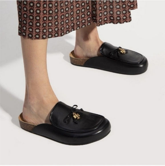 Tory Burch Shoes - Tory Burch Black Mule In Black Size 5.5
